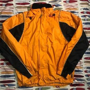 ASICS Brand New Orange Raincoat LARGE